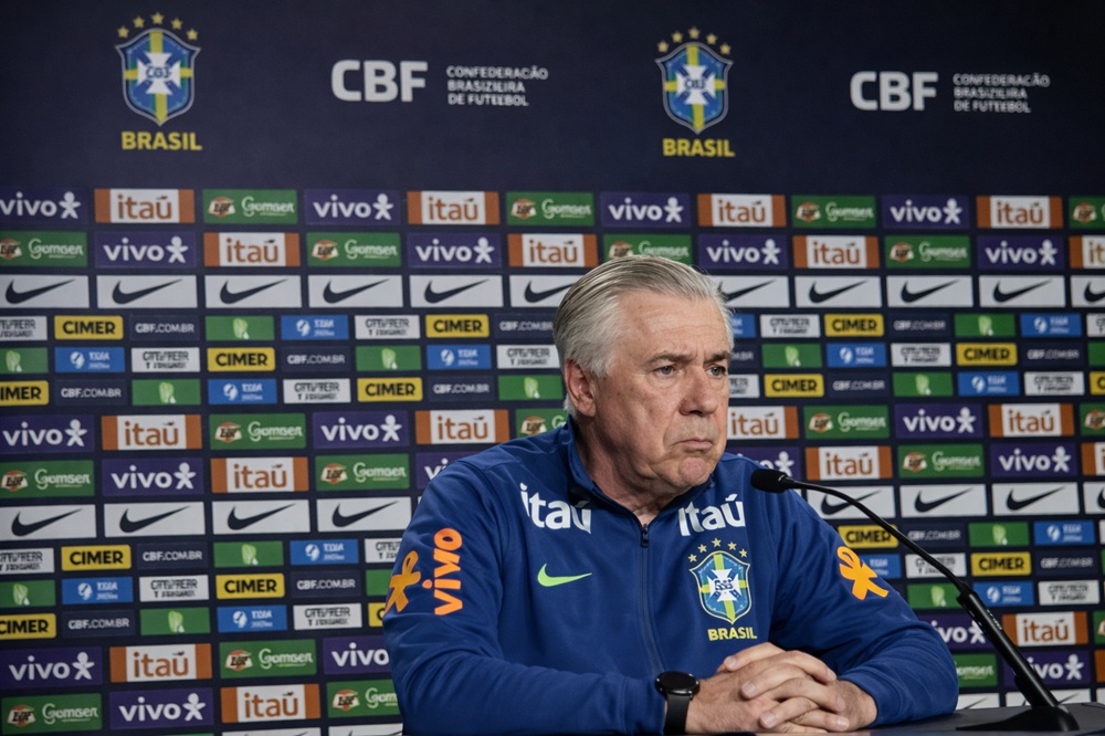 Ancelotti confirma: Brasil pode competir de igual para igual com as melhores seleções do mundo